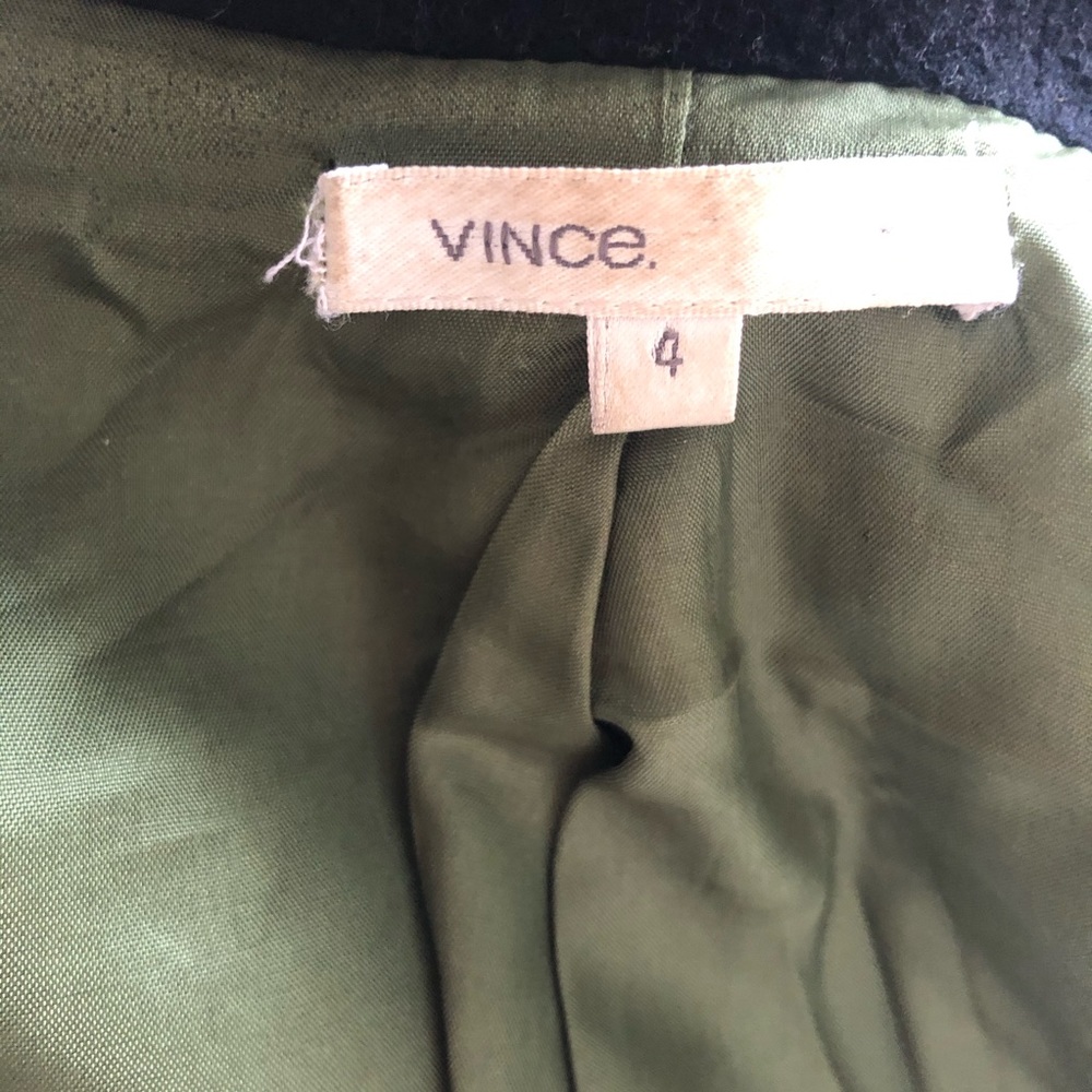 VINCE double breasted wool cashmere blend pea coat - Picture 11 of 12